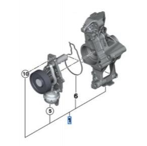 Водяной насос BMW 11517643067