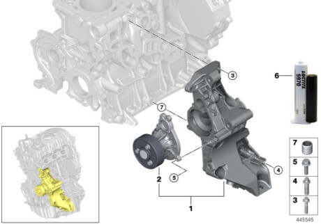 Водяний насос BMW 11518631692