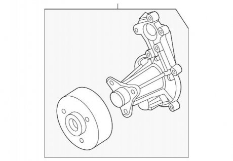 Водяной насос BMW 11519489805