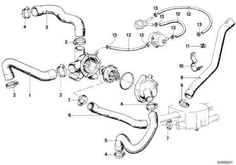 Шланг радіатора BMW 11531276385