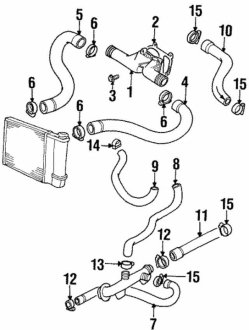 Прокладка, термостат BMW 11531721172