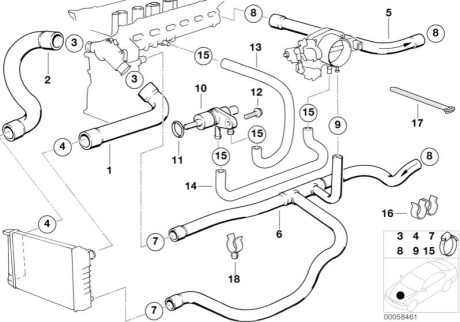 Оригинальная запчасть BMW 11531730512