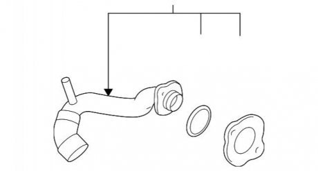 Шланг радиатора BMW 11537516414