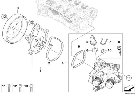 Кільце кр. BMW 11537547824