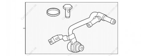 Подвод.трубопровод ОЖ турбонагнітача BMW 11538092598