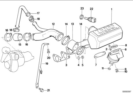 Прокладка впускного коллектора BMW 11612243867