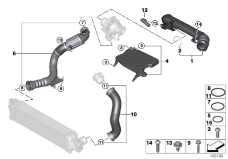 Оригинальная запчасть BMW 11612803983