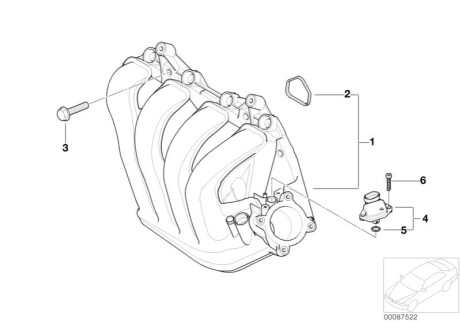 Перекладка BMW 11617633492