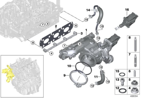 Турбрнагнітач BMW 11657633795