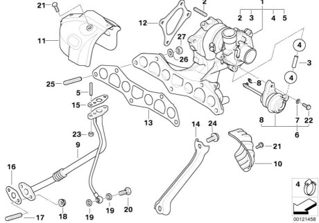 Оригинальная запчасть BMW 11657790867