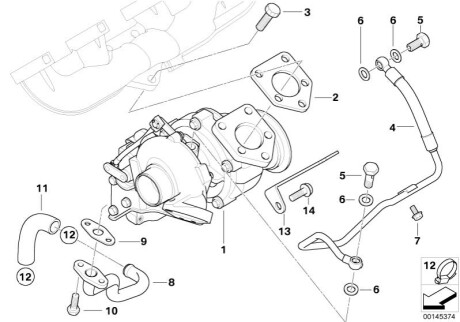 Турбіна BMW 11657794251