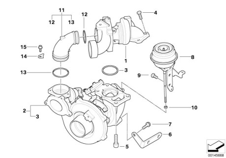 Оригинальная запчасть BMW 11657794573