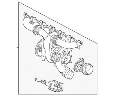 Выхлопной коллектор BMW 11657934387