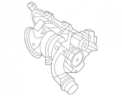 Выхлопной коллектор BMW 11658054873