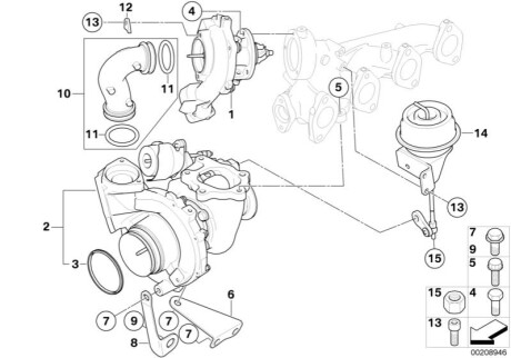 Оригинальная запчасть BMW 11658506682