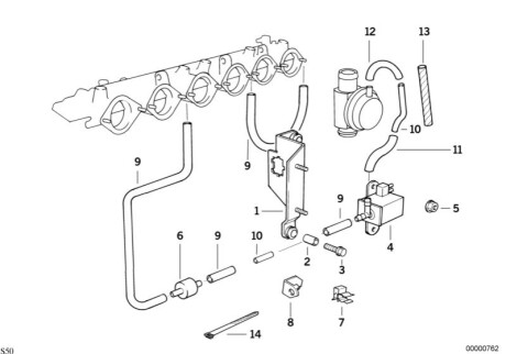 Клапан BMW 11741742711