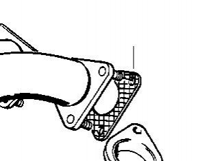 Прокладка, труба выхлопного газа BMW 11761711717