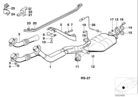 Лямбда зонд BMW 11781714873