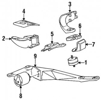 Подушка двигуна BMW 11811132324