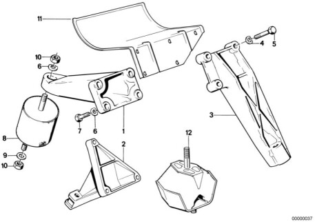 Подушка двигателя BMW 11811175735