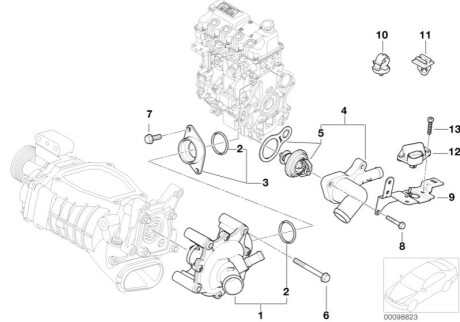 Датчик тиску BMW 12140872648 (фото 1)