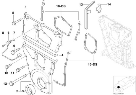 Датчик положення розподільного вала BMW 12141734815