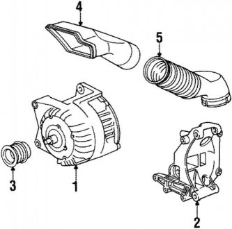 Генератор BMW 12311247310