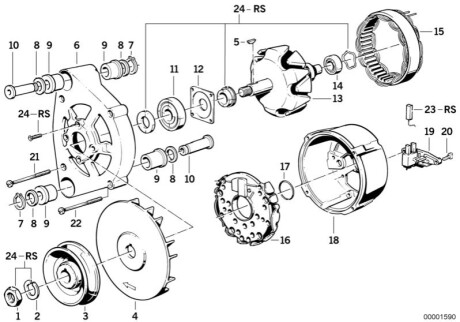 Випрямляч BMW 12311288457