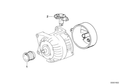 Генератор BMW 12311432983