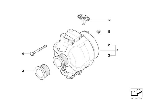 Генератор BMW 12317533268