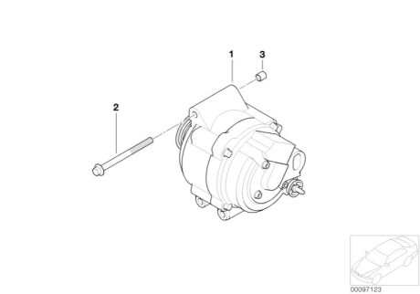 Генератор BMW 12317550319