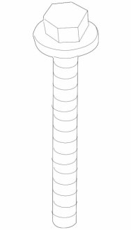Болт кріплення генератора BMW 12317798455