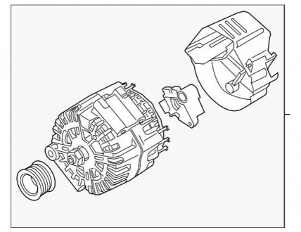 Оборотний генератор BMW 12318657228