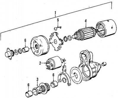 Бендикс стартера BMW 12411726031