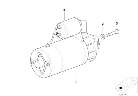 Стартер BMW 12412344238