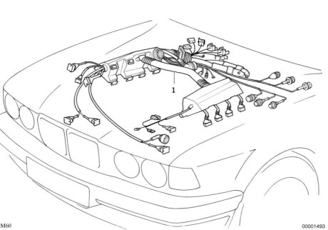 Провод BMW 12427504737