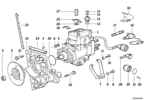 Насос высокого давления BMW 13512244539