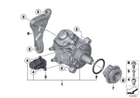 Насос високого тиску BMW 13518577648