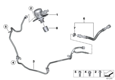 Насос высокого давления BMW 13518648177