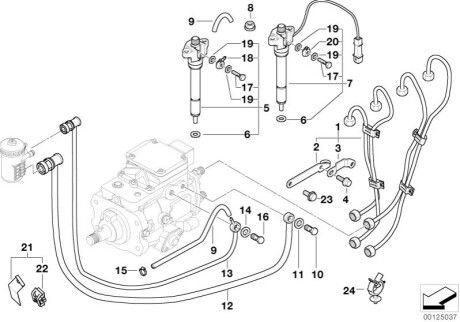 Распылитель BMW 13532246828