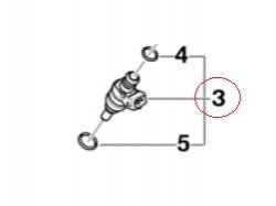 Топливная форсунка BMW 13537546245