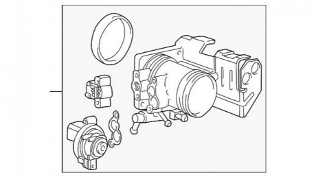 Корпус дроссельной заслонки BMW 13541247756