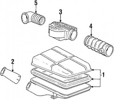 Патрубок BMW 13541272472