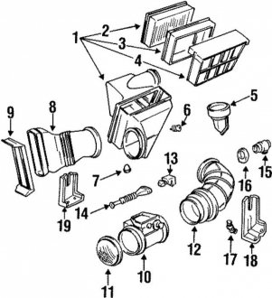 Кожух гофрированій BMW 13541738758