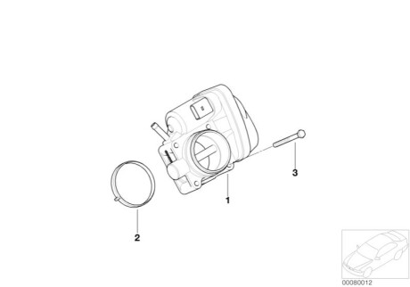 Дрос.заслінка R50-2 BMW 13547509043