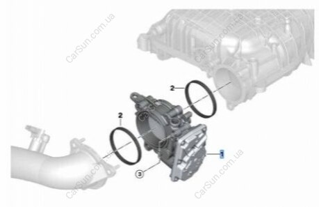 Дросельна заслінка BMW 13548623324