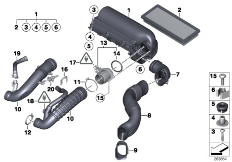 Оригинальная запчасть BMW 13627582244