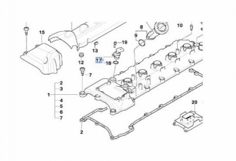 Датчик положения распределительного вала BMW 13627834490 (фото 1)