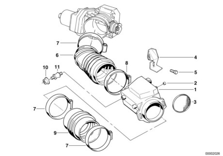 Уплотнительное кольцо 889520 BMW 13711710059