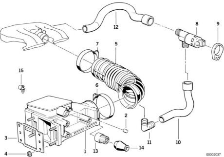 Кожух гофрований BMW 13711727636